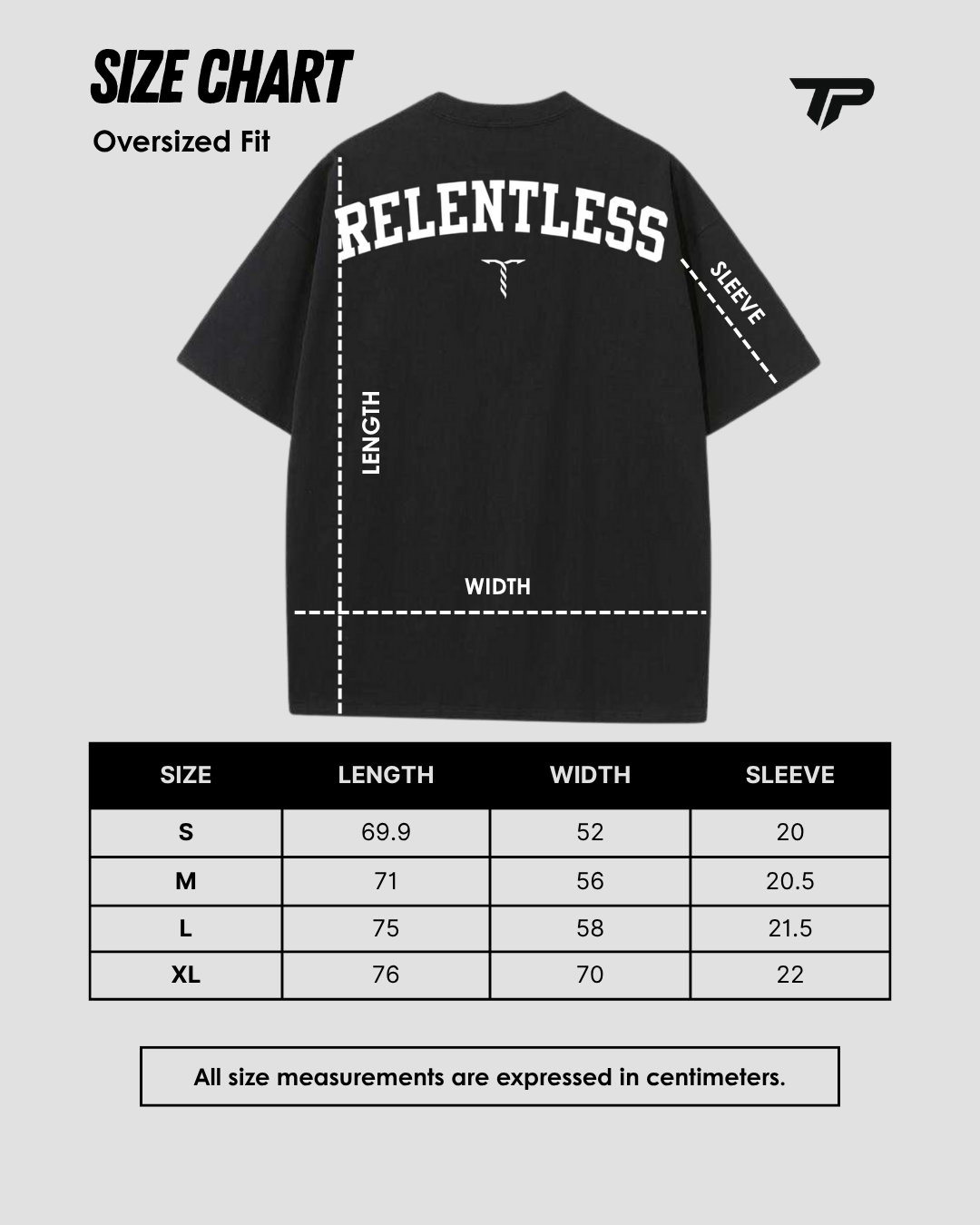 Push Your Limits Oversized Tee