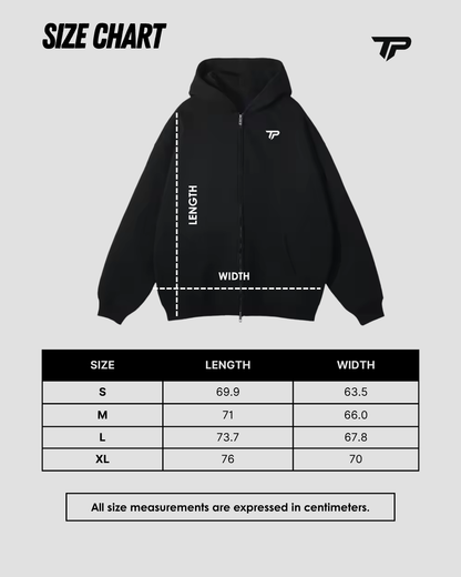 EST. Zip Up hoodie